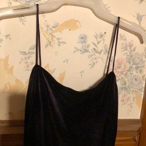 Dark purple sparkly dress